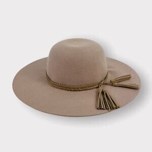 Phase 3 Tassel Band Wool Floppy Hat